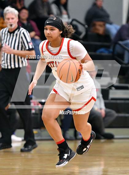 Thumbnail 1 in Cardinal Newman vs. Antelope (St. Mary's Stockton MLK Showcase) photogallery.