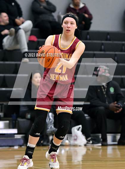 Thumbnail 3 in Cardinal Newman vs. Antelope (St. Mary's Stockton MLK Showcase) photogallery.