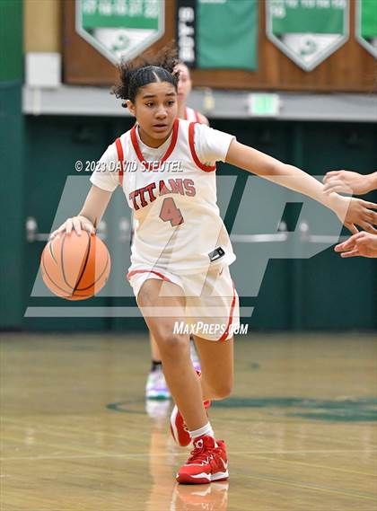 Thumbnail 1 in Cardinal Newman vs. Antelope (St. Mary's Stockton MLK Showcase) photogallery.