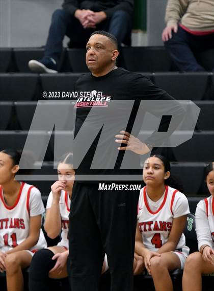 Thumbnail 2 in Cardinal Newman vs. Antelope (St. Mary's Stockton MLK Showcase) photogallery.