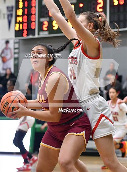 Thumbnail 1 in Cardinal Newman vs. Antelope (St. Mary's Stockton MLK Showcase) photogallery.