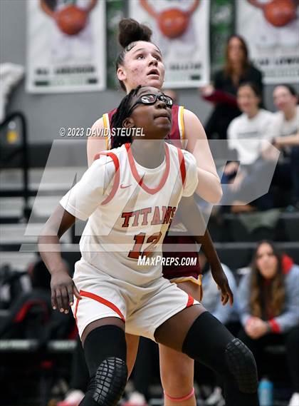 Thumbnail 3 in Cardinal Newman vs. Antelope (St. Mary's Stockton MLK Showcase) photogallery.