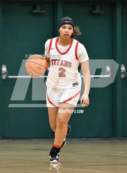 Thumbnail 2 in Cardinal Newman vs. Antelope (St. Mary's Stockton MLK Showcase) photogallery.