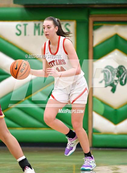 Thumbnail 1 in Cardinal Newman vs. Antelope (St. Mary's Stockton MLK Showcase) photogallery.