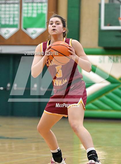 Thumbnail 1 in Cardinal Newman vs. Antelope (St. Mary's Stockton MLK Showcase) photogallery.