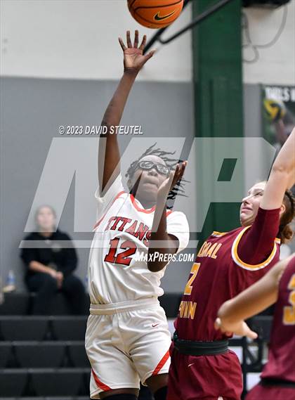 Thumbnail 1 in Cardinal Newman vs. Antelope (St. Mary's Stockton MLK Showcase) photogallery.