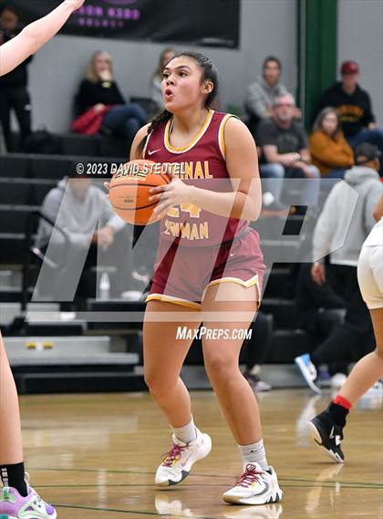 Thumbnail 3 in Cardinal Newman vs. Antelope (St. Mary's Stockton MLK Showcase) photogallery.