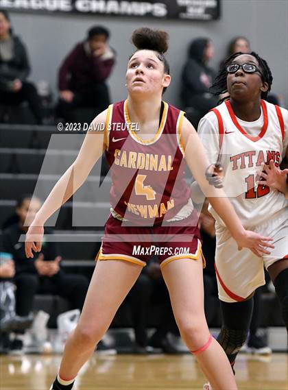 Thumbnail 3 in Cardinal Newman vs. Antelope (St. Mary's Stockton MLK Showcase) photogallery.