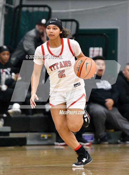 Thumbnail 2 in Cardinal Newman vs. Antelope (St. Mary's Stockton MLK Showcase) photogallery.
