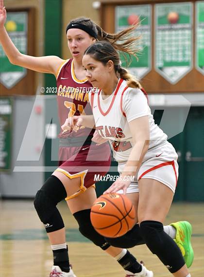 Thumbnail 1 in Cardinal Newman vs. Antelope (St. Mary's Stockton MLK Showcase) photogallery.