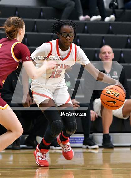 Thumbnail 3 in Cardinal Newman vs. Antelope (St. Mary's Stockton MLK Showcase) photogallery.