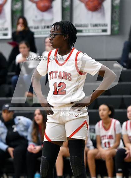 Thumbnail 1 in Cardinal Newman vs. Antelope (St. Mary's Stockton MLK Showcase) photogallery.