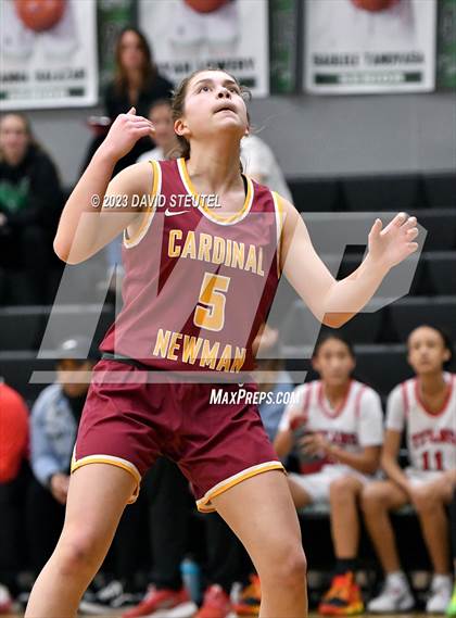 Thumbnail 3 in Cardinal Newman vs. Antelope (St. Mary's Stockton MLK Showcase) photogallery.