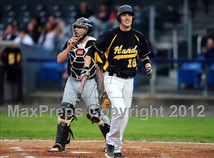 Thumbnail 1 in Hand vs. Amity Regional (SCC Semifinal) photogallery.