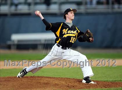 Thumbnail 2 in Hand vs. Amity Regional (SCC Semifinal) photogallery.