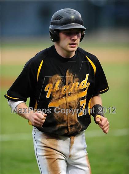 Thumbnail 2 in Hand vs. Amity Regional (SCC Semifinal) photogallery.