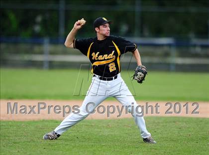 Thumbnail 1 in Hand vs. Amity Regional (SCC Semifinal) photogallery.