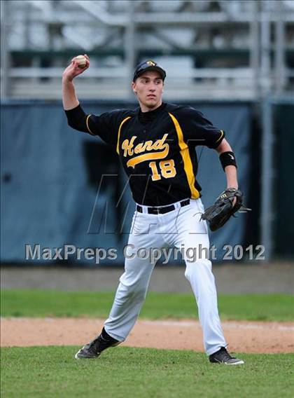 Thumbnail 2 in Hand vs. Amity Regional (SCC Semifinal) photogallery.