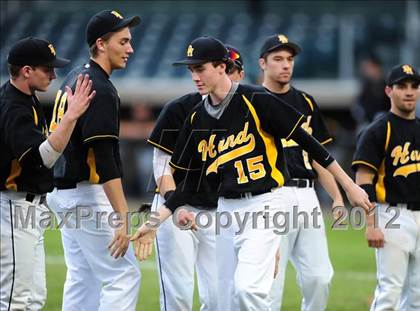 Thumbnail 2 in Hand vs. Amity Regional (SCC Semifinal) photogallery.