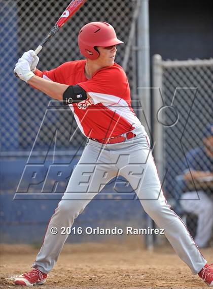 Thumbnail 3 in Cathedral Catholic vs Montgomery (66th Annual Lions Tournament) photogallery.