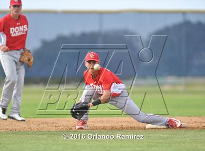 Thumbnail 3 in Cathedral Catholic vs Montgomery (66th Annual Lions Tournament) photogallery.