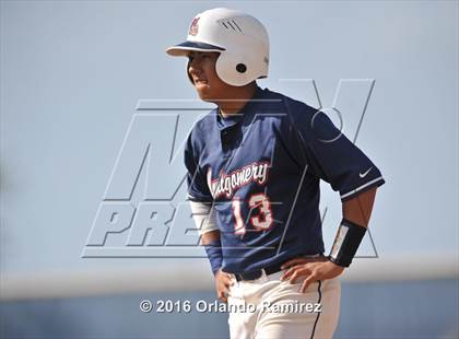 Thumbnail 2 in Cathedral Catholic vs Montgomery (66th Annual Lions Tournament) photogallery.