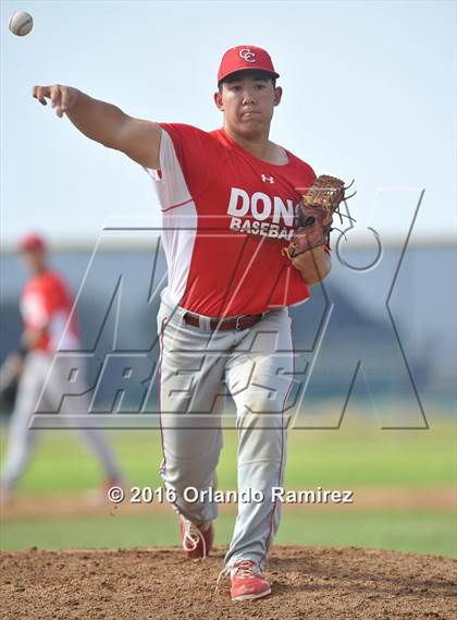 Thumbnail 3 in Cathedral Catholic vs Montgomery (66th Annual Lions Tournament) photogallery.