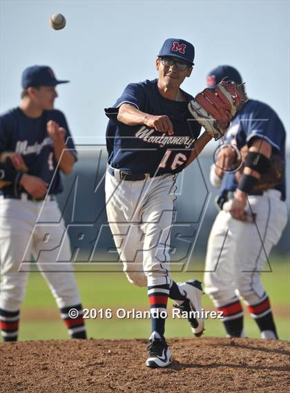 Thumbnail 2 in Cathedral Catholic vs Montgomery (66th Annual Lions Tournament) photogallery.