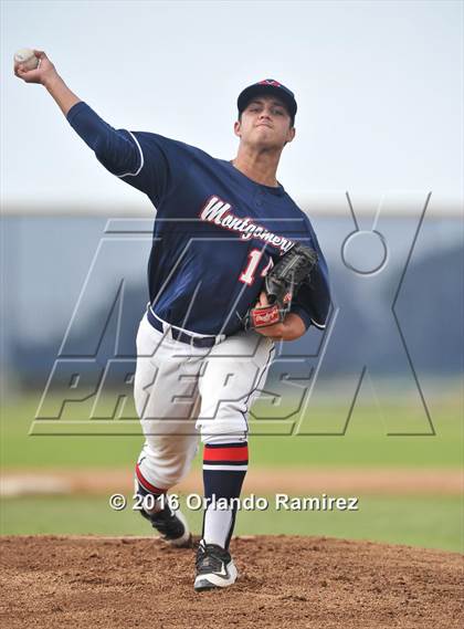 Thumbnail 1 in Cathedral Catholic vs Montgomery (66th Annual Lions Tournament) photogallery.