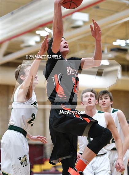 Thumbnail 1 in Manitou Springs vs. Sterling (CHSAA 3A Great 8) photogallery.