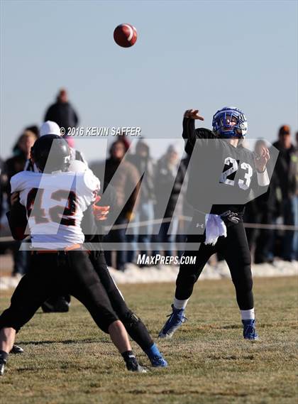 Thumbnail 1 in Hi-Plains vs. Cheyenne Wells (CHSAA 6-man Final) photogallery.