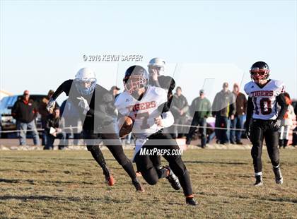 Thumbnail 2 in Hi-Plains vs. Cheyenne Wells (CHSAA 6-man Final) photogallery.