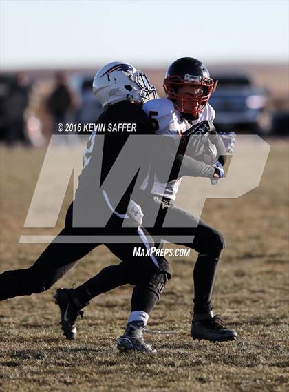 Thumbnail 2 in Hi-Plains vs. Cheyenne Wells (CHSAA 6-man Final) photogallery.
