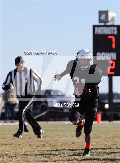 Thumbnail 2 in Hi-Plains vs. Cheyenne Wells (CHSAA 6-man Final) photogallery.