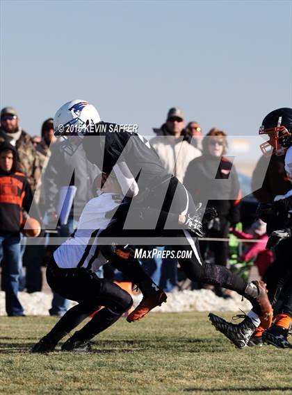 Thumbnail 2 in Hi-Plains vs. Cheyenne Wells (CHSAA 6-man Final) photogallery.