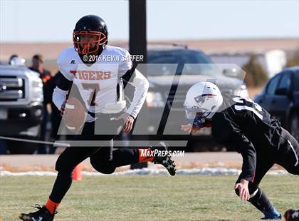 Thumbnail 2 in Hi-Plains vs. Cheyenne Wells (CHSAA 6-man Final) photogallery.