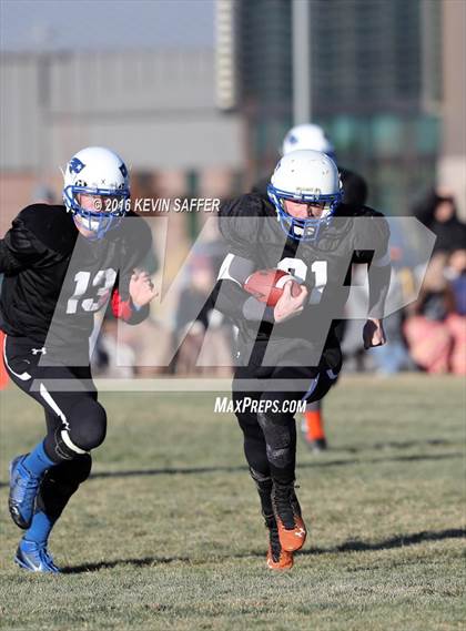 Thumbnail 2 in Hi-Plains vs. Cheyenne Wells (CHSAA 6-man Final) photogallery.
