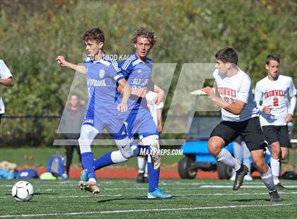 Thumbnail 2 in Cromwell vs Old Saybrook-Westbrook (Shoreline Quarterfinal) photogallery.