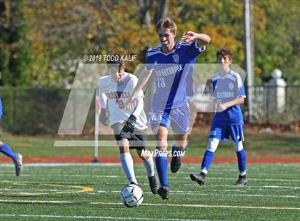 Thumbnail 2 in Cromwell vs Old Saybrook-Westbrook (Shoreline Quarterfinal) photogallery.