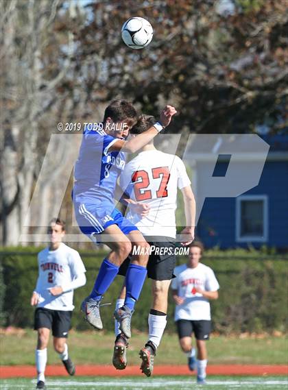 Thumbnail 1 in Cromwell vs Old Saybrook-Westbrook (Shoreline Quarterfinal) photogallery.