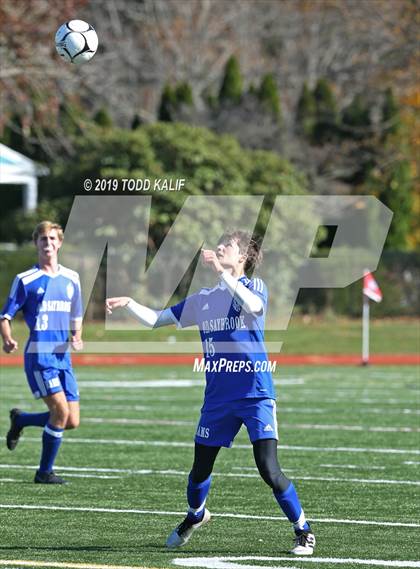 Thumbnail 2 in Cromwell vs Old Saybrook-Westbrook (Shoreline Quarterfinal) photogallery.