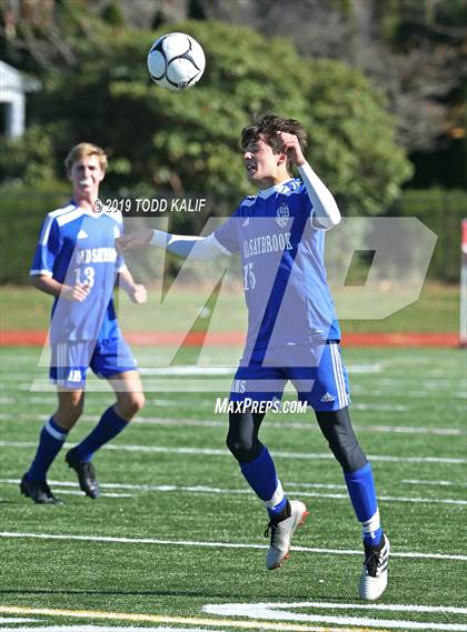Thumbnail 3 in Cromwell vs Old Saybrook-Westbrook (Shoreline Quarterfinal) photogallery.