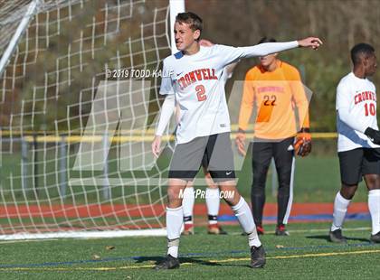 Thumbnail 1 in Cromwell vs Old Saybrook-Westbrook (Shoreline Quarterfinal) photogallery.