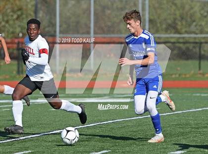 Thumbnail 2 in Cromwell vs Old Saybrook-Westbrook (Shoreline Quarterfinal) photogallery.