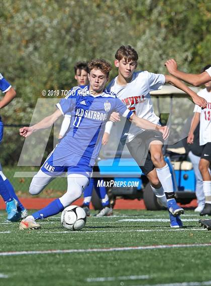 Thumbnail 1 in Cromwell vs Old Saybrook-Westbrook (Shoreline Quarterfinal) photogallery.