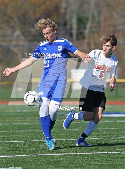 Thumbnail 2 in Cromwell vs Old Saybrook-Westbrook (Shoreline Quarterfinal) photogallery.