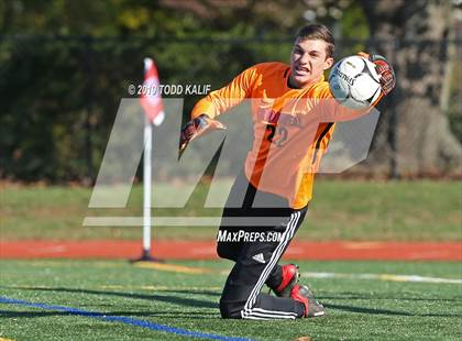 Thumbnail 2 in Cromwell vs Old Saybrook-Westbrook (Shoreline Quarterfinal) photogallery.