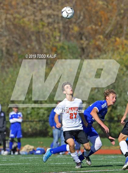 Thumbnail 2 in Cromwell vs Old Saybrook-Westbrook (Shoreline Quarterfinal) photogallery.