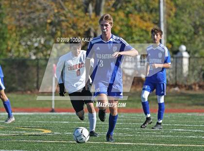 Thumbnail 1 in Cromwell vs Old Saybrook-Westbrook (Shoreline Quarterfinal) photogallery.