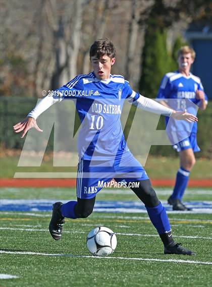 Thumbnail 2 in Cromwell vs Old Saybrook-Westbrook (Shoreline Quarterfinal) photogallery.